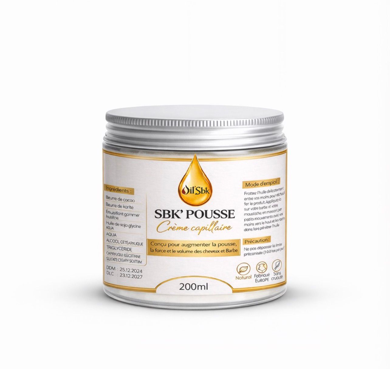 Sbk’Crème capillaire